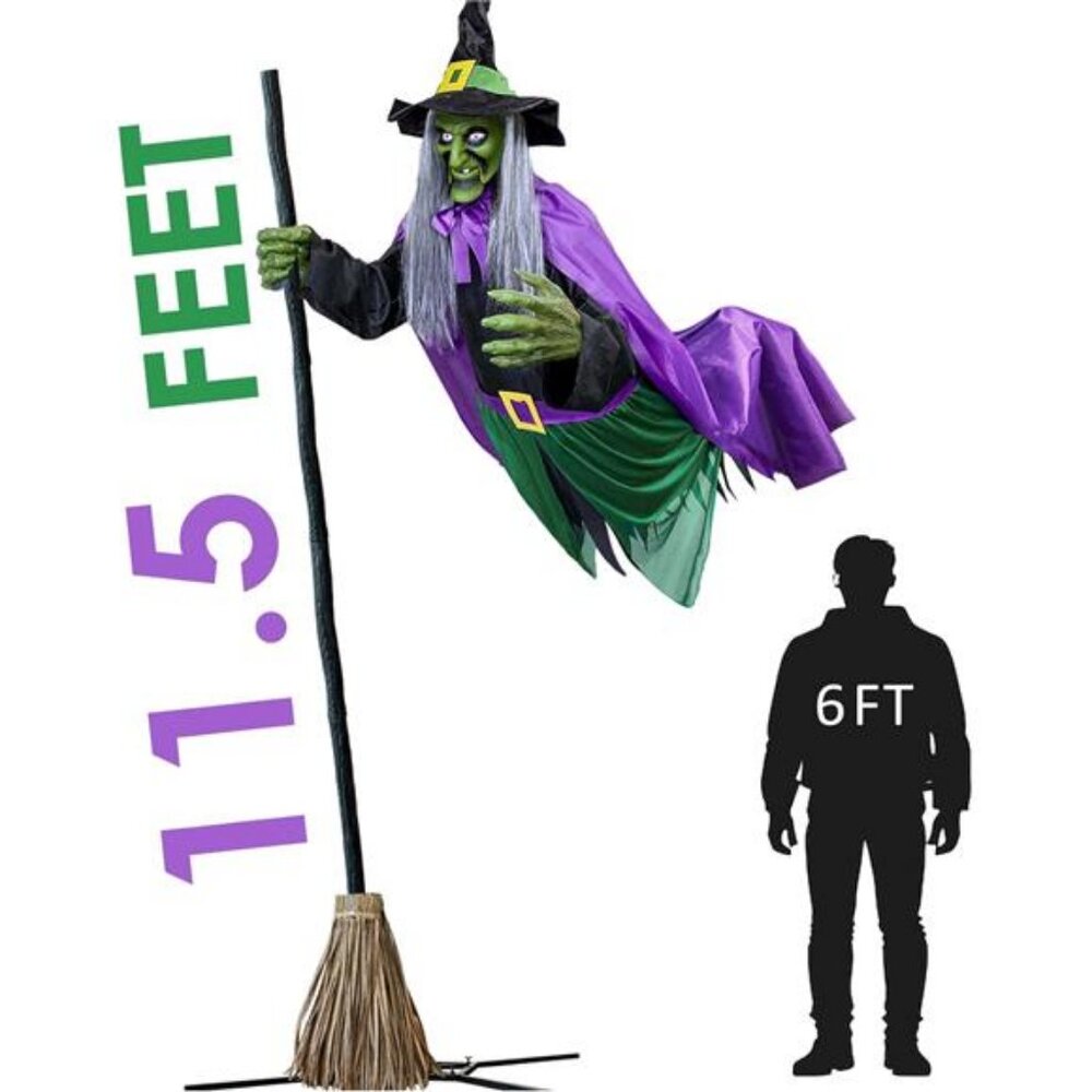 Halloween Decorations - Halloween Decorations Outdoor - 11.5 Ft Animated